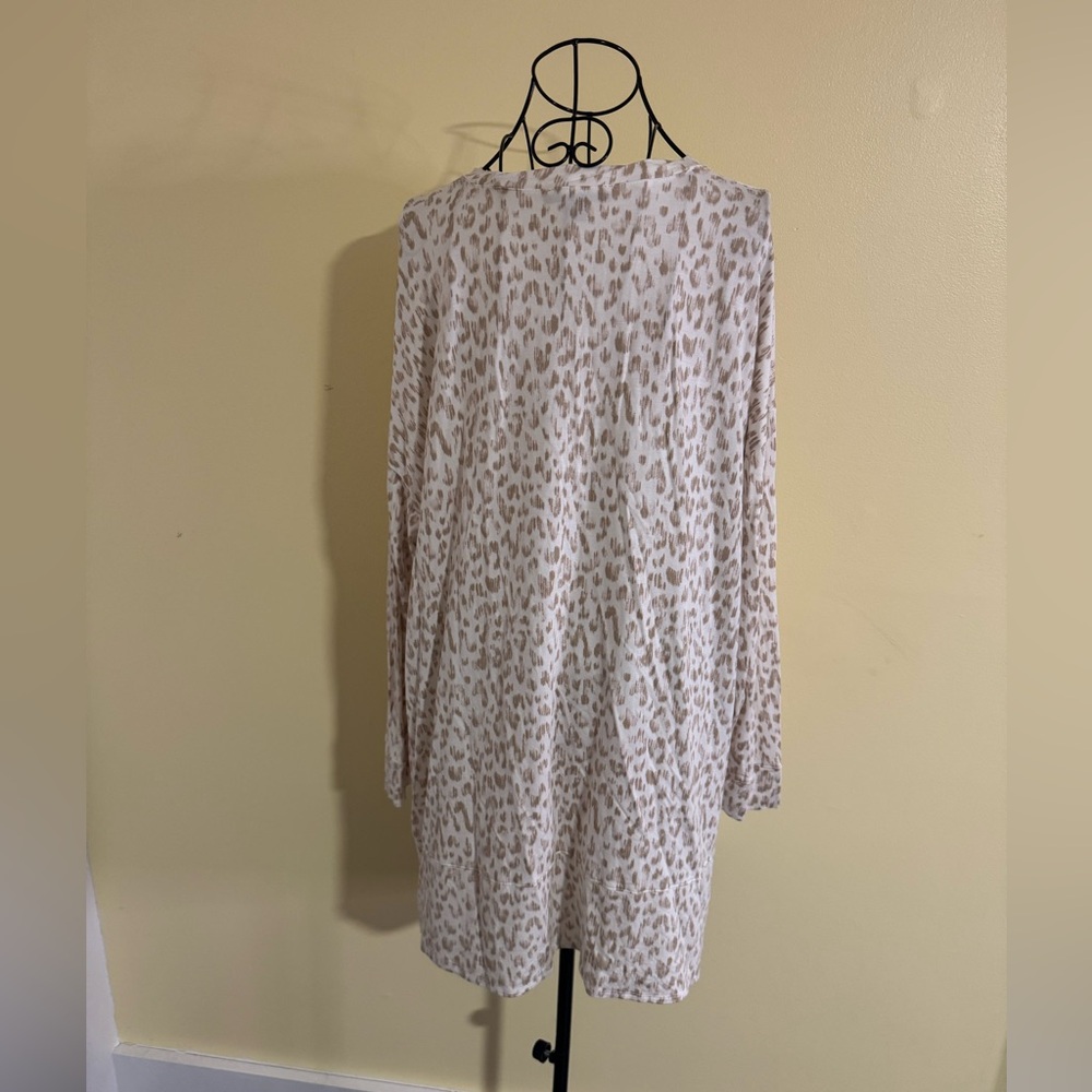 INC International Concepts Animal Print Tunic Top Hi Low Top Size 2X - Picture 4 of 6